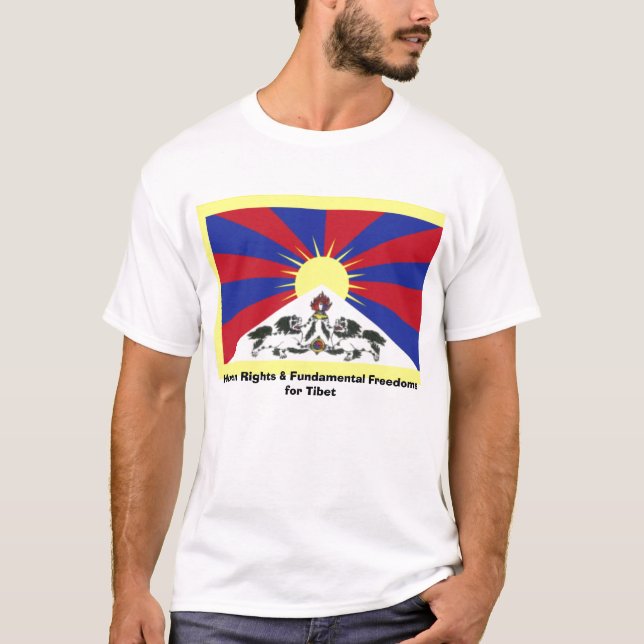 Camiseta Derechos humanos y libertades fundamentales para (Anverso)