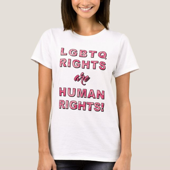 CAMISETA DERECHOS LGBTQ... (Anverso)