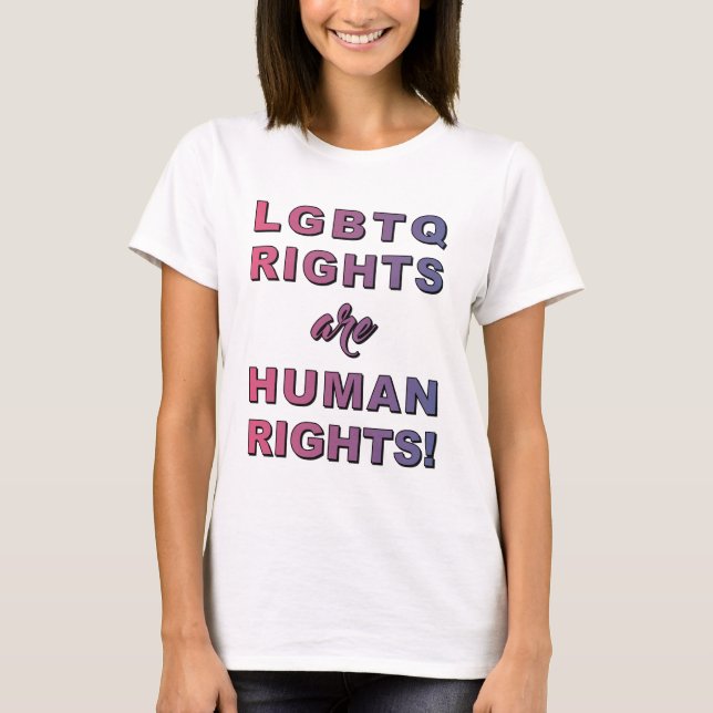 CAMISETA DERECHOS LGBTQ... (Anverso)