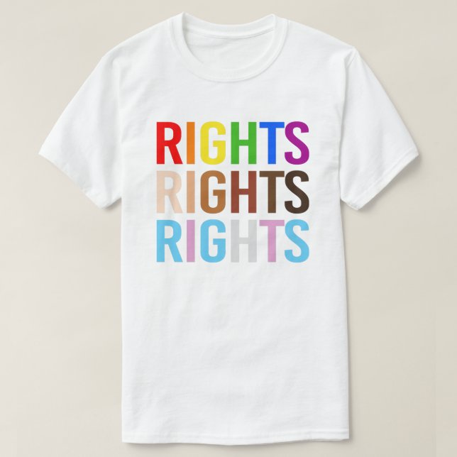 Camiseta Derechos LGBTQ+ (Diseño del anverso)