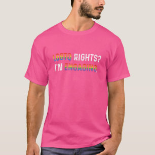 Camiseta Derechos Lgbtq Estoy Comprometido Amor Lesbiana Ar