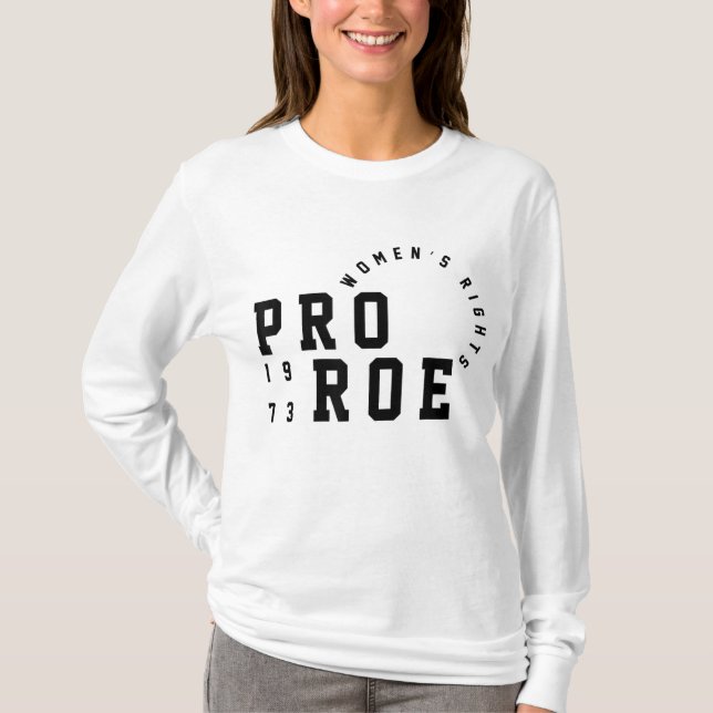 Camiseta Derechos proreproductivos 1973 Pro-Roe (Anverso)