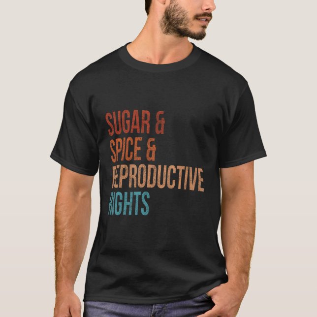 Camiseta Derechos reproductivos de la especia azucarera par (Anverso)