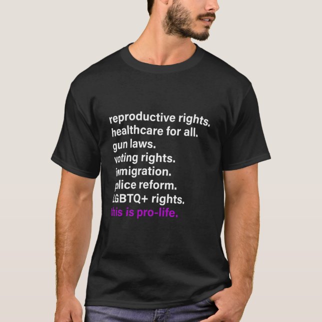 Camiseta Derechos Reproductivos Salud Para Todas Las Leyes  (Anverso)