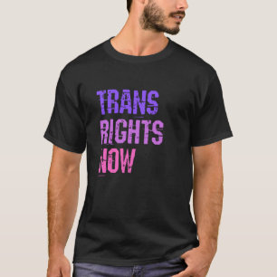 Camiseta Derechos Trans Ahora Derechos Humanos LGBTQ Bander