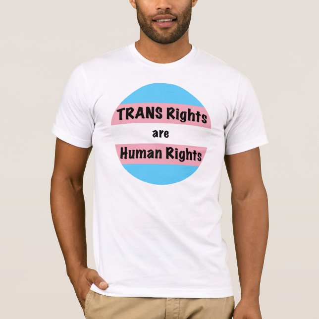 Camiseta Derechos TRANS: Derechos Humanos (Anverso)