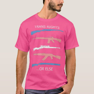 Camiseta Derechos Trans Gun O Más 2645 