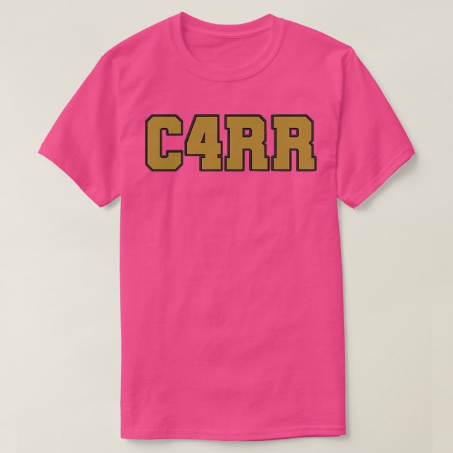 Camiseta Derek Carr 4A TShirt (Diseño del anverso)