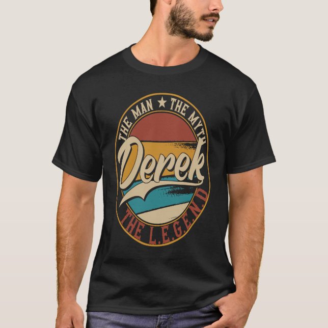 Camiseta Derek The man the myth the legend (Anverso)