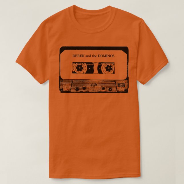Camiseta Derek y la cinta Cassette Dominos (Diseño del anverso)