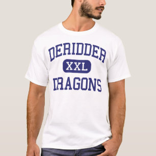Camiseta DeRidder - dragones - alto - DeRidder Luisiana