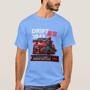 Camiseta Deriva 2043okyoee chica de la cultura automovilíst