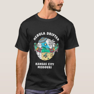 Camiseta Deriva Nebulosa Kansas City Missouri Viaje al Aire