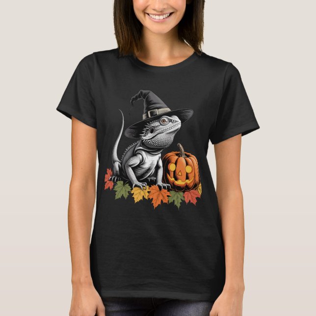 Camiseta Derivación de Dragon Halloween con barba (Anverso)
