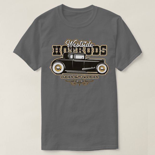 Camiseta Derivación de los autos clásicos Hotrod (Diseño del anverso)