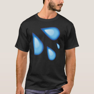 Camiseta Derivación por goteo de agua de moda Gráfica Cute 