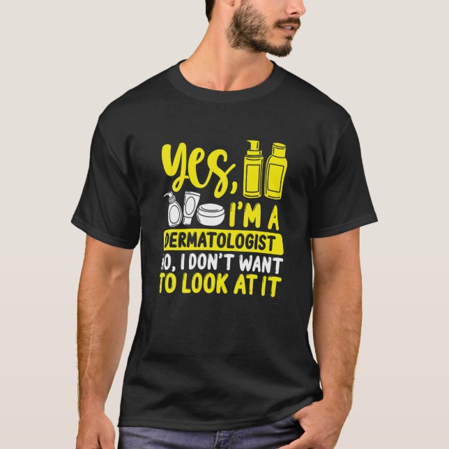 Camiseta Dermatología Médica Dermatología Enfermera Cuidado (Anverso)