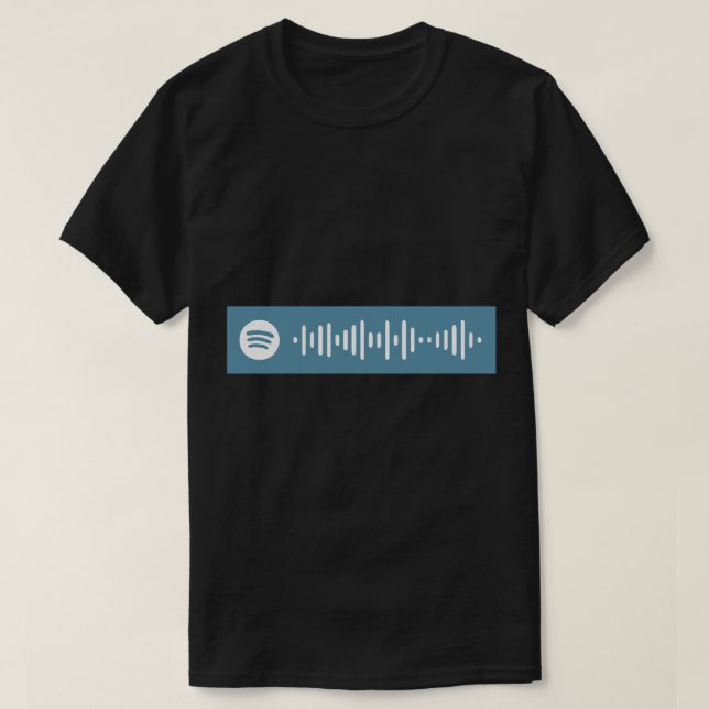 Camiseta Dermot Kennedy sin miedo código de Spotify (Diseño del anverso)
