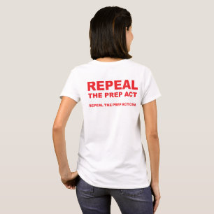 Camiseta Derogar la versión artística de PREP Act WOMENS WH