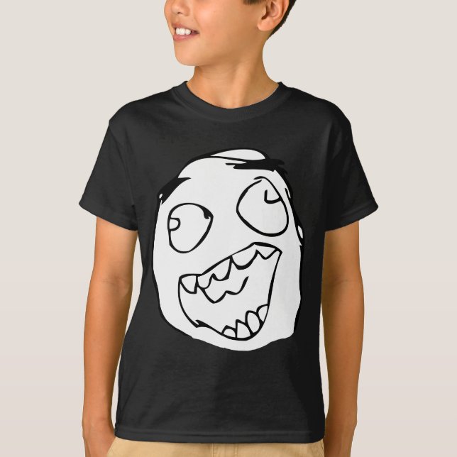 Camiseta Derp feliz - meme (Anverso)