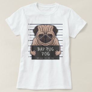 Camiseta Derpy Bad Pug