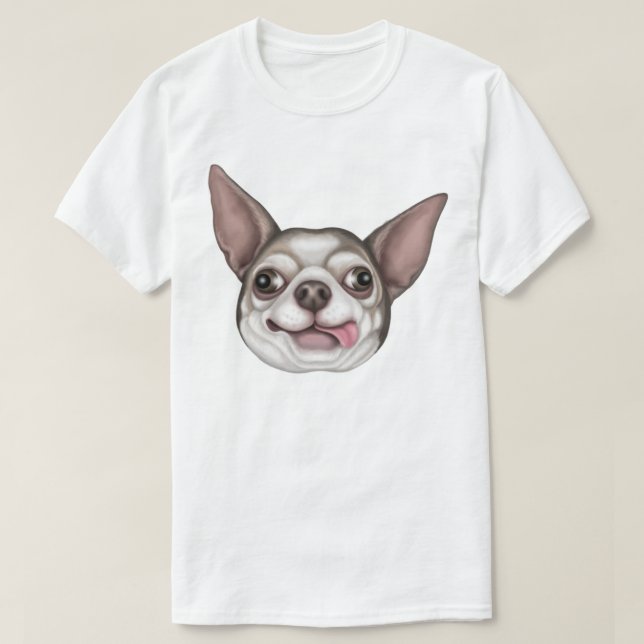 Camiseta Derpy Chihuahua (Diseño del anverso)