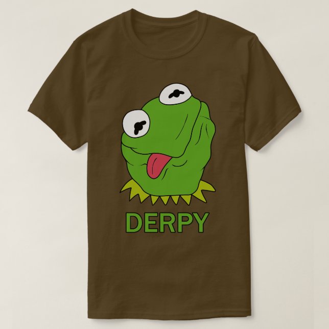 Camiseta Derpy Kermit La Rana (Diseño del anverso)