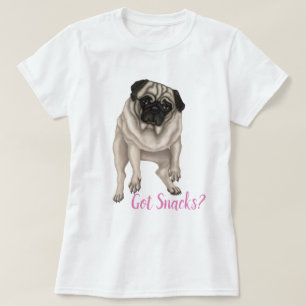 Camiseta Derpy Pug - ¿Tienes Snacks?