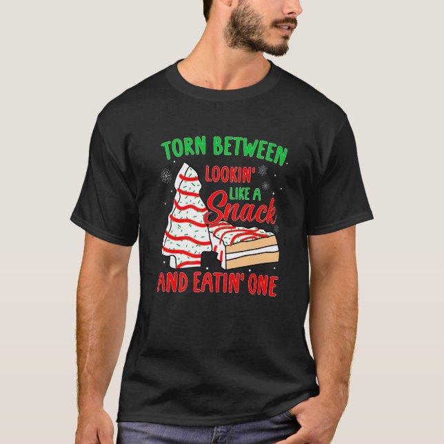 Camiseta Derramado entre parecer un refrigerio y comer uno (Anverso)