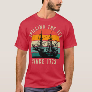 Camiseta Derramamiento del té desde 1773 1