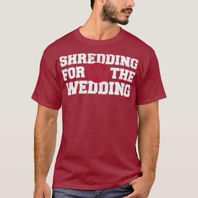 Camiseta Derrame Boda Dulce Funny Gym Workout T (Anverso)