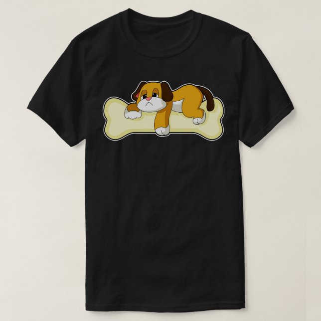 Camiseta Derrame de huesos de perro (Diseño del anverso)