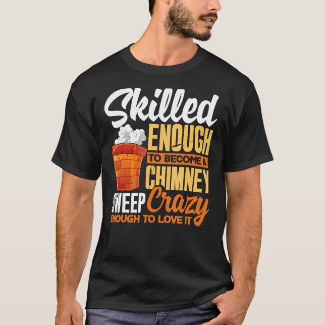 Camiseta Derrame de la chimenea Derrame la profesión de bar (Anverso)