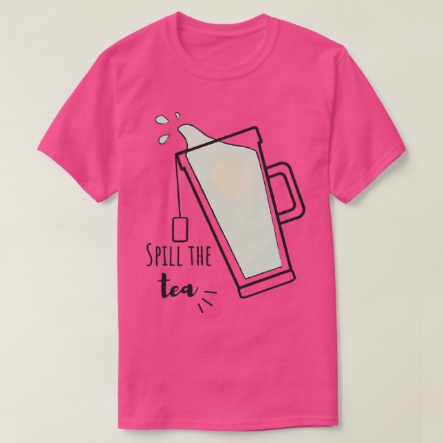 Camiseta Derrame el té 16 (Diseño del anverso)