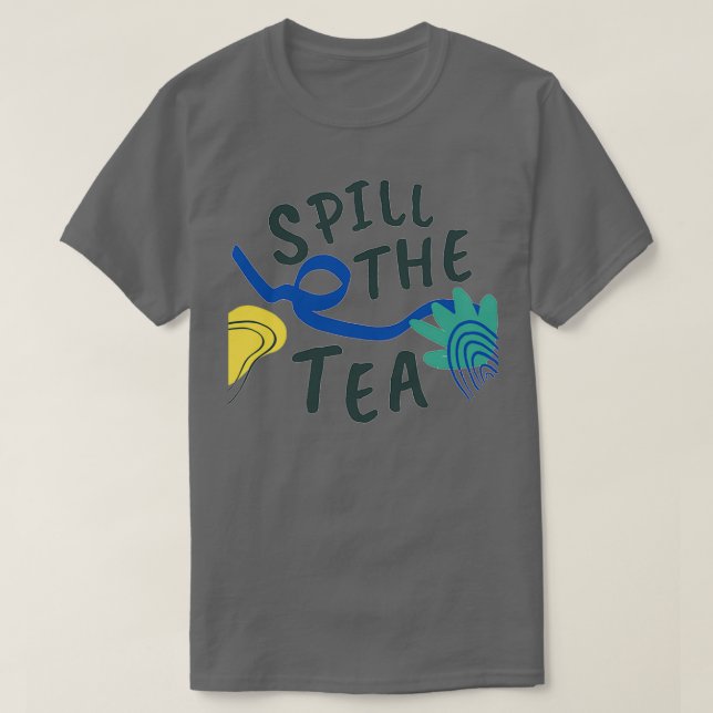 Camiseta Derrame El Té 18 (Diseño del anverso)