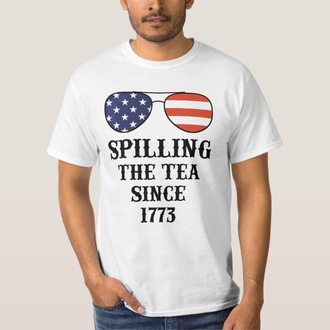 Camiseta Derrame el té desde 1773 (Anverso)