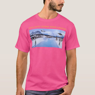 Camiseta Derribo De La Ufo Sobre Canadá - Jet Dispara A Vol