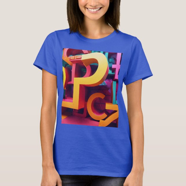 Camiseta Derrick 3D Vibrance Tee" (Anverso)