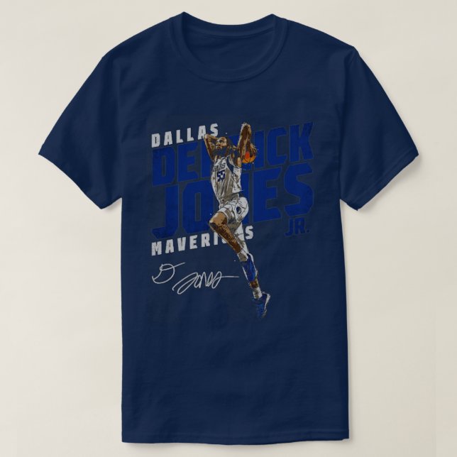 Camiseta Derrick Jones Jr Dallas Slant TShirt 1 (Diseño del anverso)