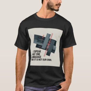 Camiseta Derrida "Monolingualismo" #1