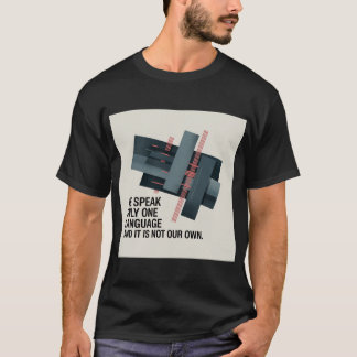 Camiseta Derrida "Monolingualismo" #1
