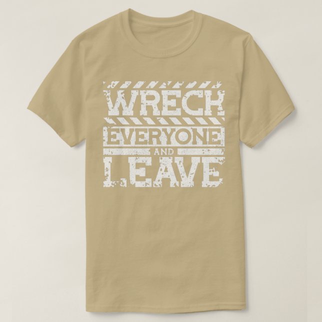 Camiseta Derrocar a todos y dejar la lucha 2 (Diseño del anverso)