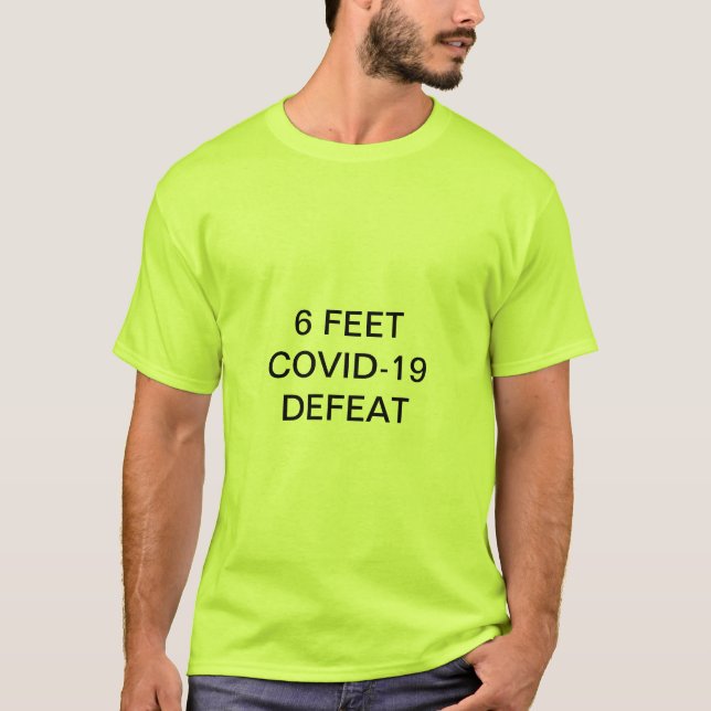 CAMISETA DERROTA DE 19 METROS DE COVID (Anverso)