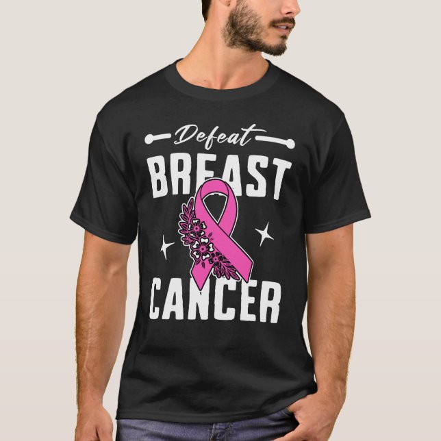 Camiseta Derrota el Cáncer de Mama (Anverso)