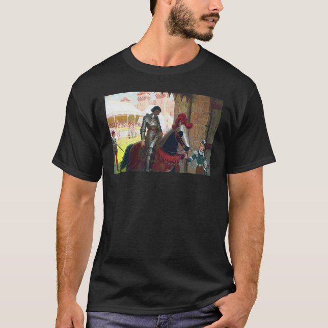 Camiseta Derrotado, de Edmund Blair Leighton (Anverso)