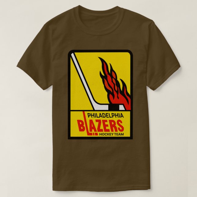 Camiseta Derrotados Philadelphia Blazers Hockey WHA 1973 (Diseño del anverso)