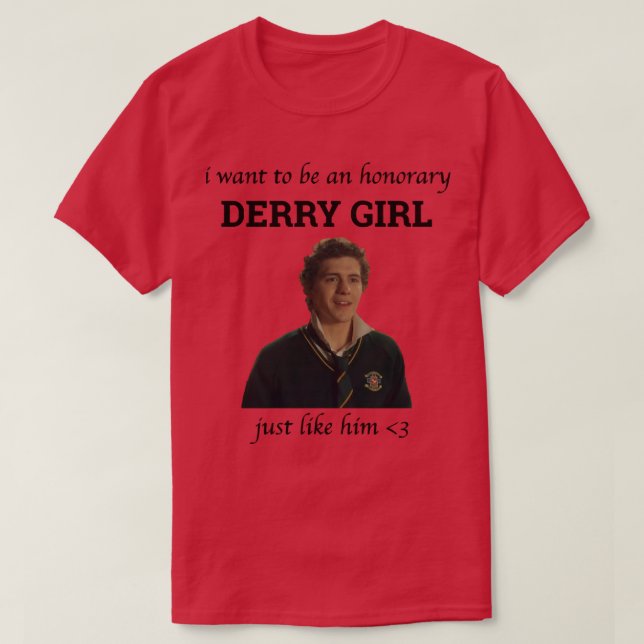 Camiseta Derry Chica de honores regalo gráfico para hombres (Diseño del anverso)