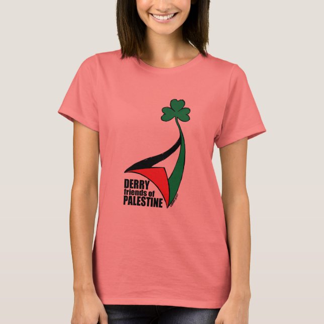 Camiseta Derry Friends of Palestine (Anverso)