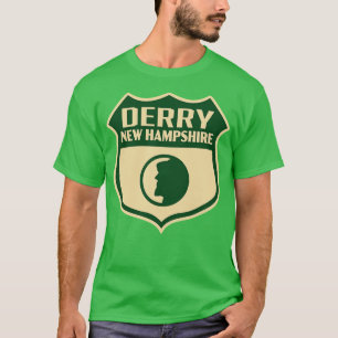 Camiseta Derry New Hampshire Retro Shield Green