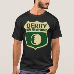 Camiseta Derry New Hampshire Retro Shield Tan
